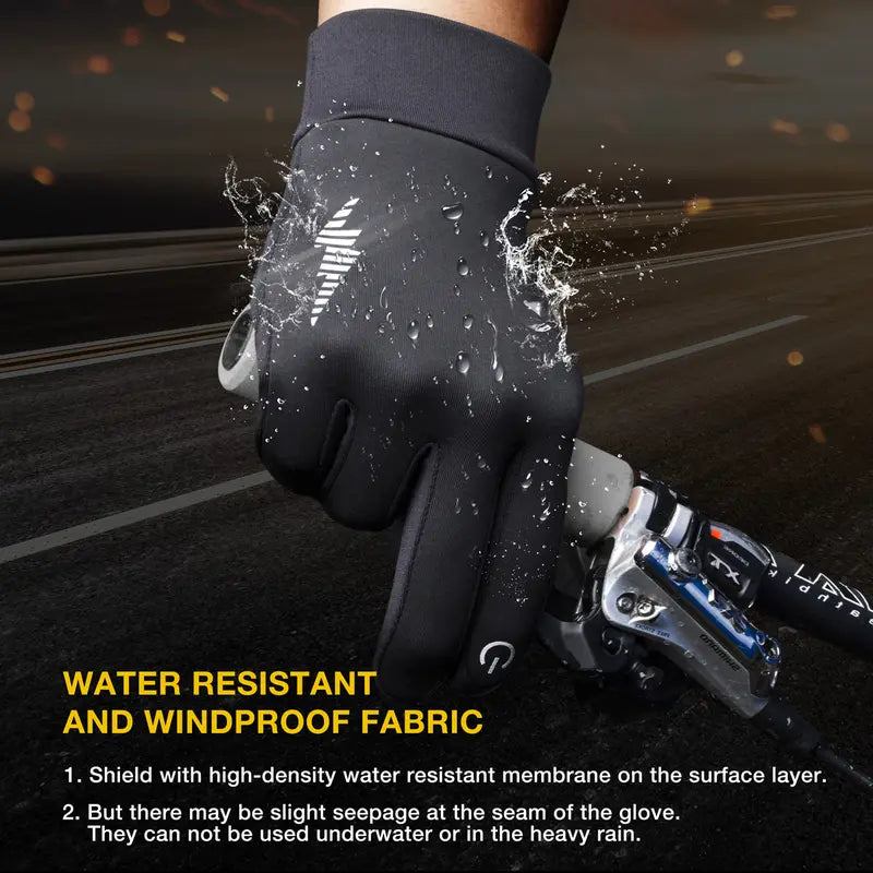 🔥LAST DAY SALE-80% OFF🔥-Winter Gloves Women Men Ski Gloves Liners Thermal Warm Touch Screen, Perfect for Cycling, Running, Driving, Hiking, Walking, Texting, Freezer Work, Gardening, and Daily Activities