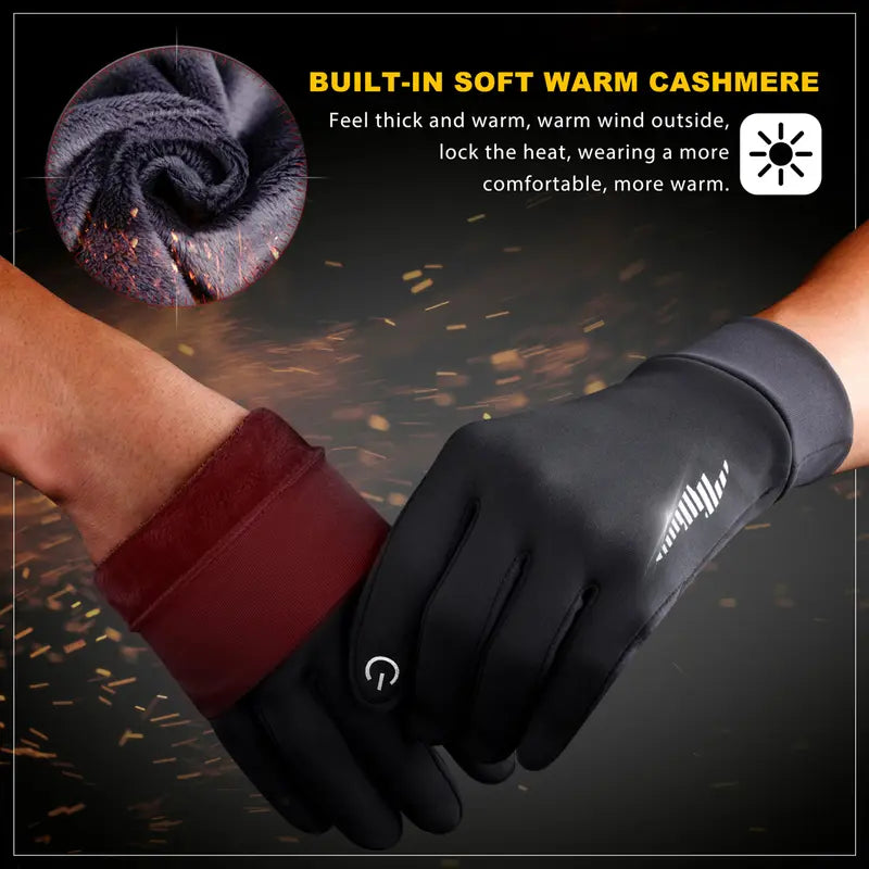 🔥LAST DAY SALE-80% OFF🔥-Winter Gloves Women Men Ski Gloves Liners Thermal Warm Touch Screen, Perfect for Cycling, Running, Driving, Hiking, Walking, Texting, Freezer Work, Gardening, and Daily Activities