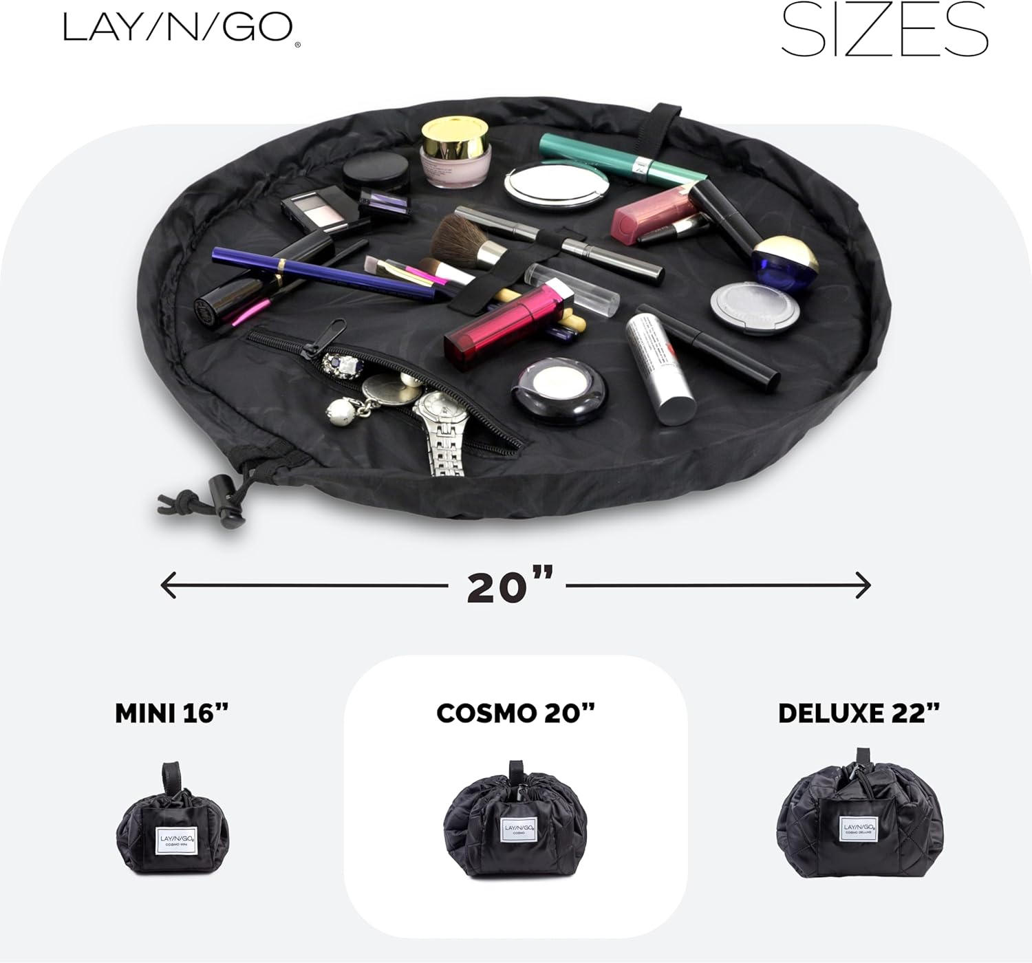 Lazy person's makeup bag