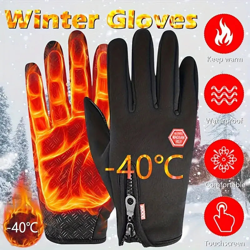 🔥LAST DAY SALE-80% OFF🔥-Winter Gloves Women Men Ski Gloves Liners Thermal Warm Touch Screen, Perfect for Cycling, Running, Driving, Hiking, Walking, Texting, Freezer Work, Gardening, and Daily Activities