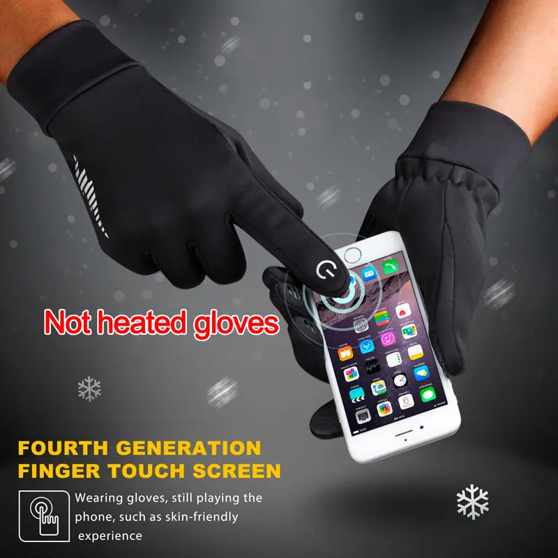 🔥LAST DAY SALE-80% OFF🔥-Winter Gloves Women Men Ski Gloves Liners Thermal Warm Touch Screen, Perfect for Cycling, Running, Driving, Hiking, Walking, Texting, Freezer Work, Gardening, and Daily Activities