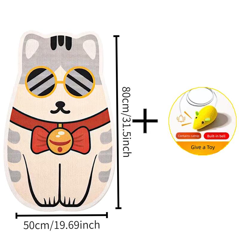 【Buy 1, Get Free Toy Mouse!】Wall Mounted Cat Scratching Board